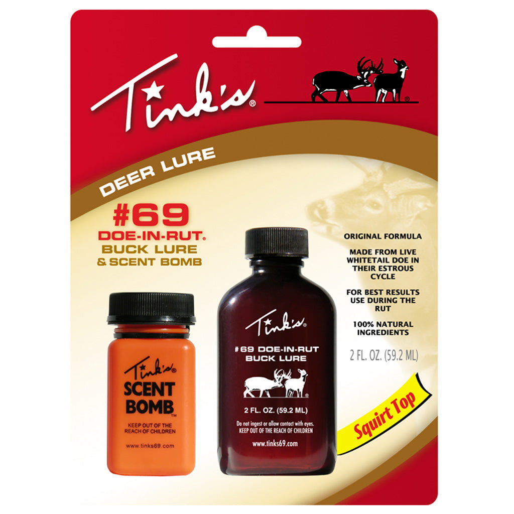 Tinks Trophy Buck Urine Lure & Scent Bomb Dispenser 2oz