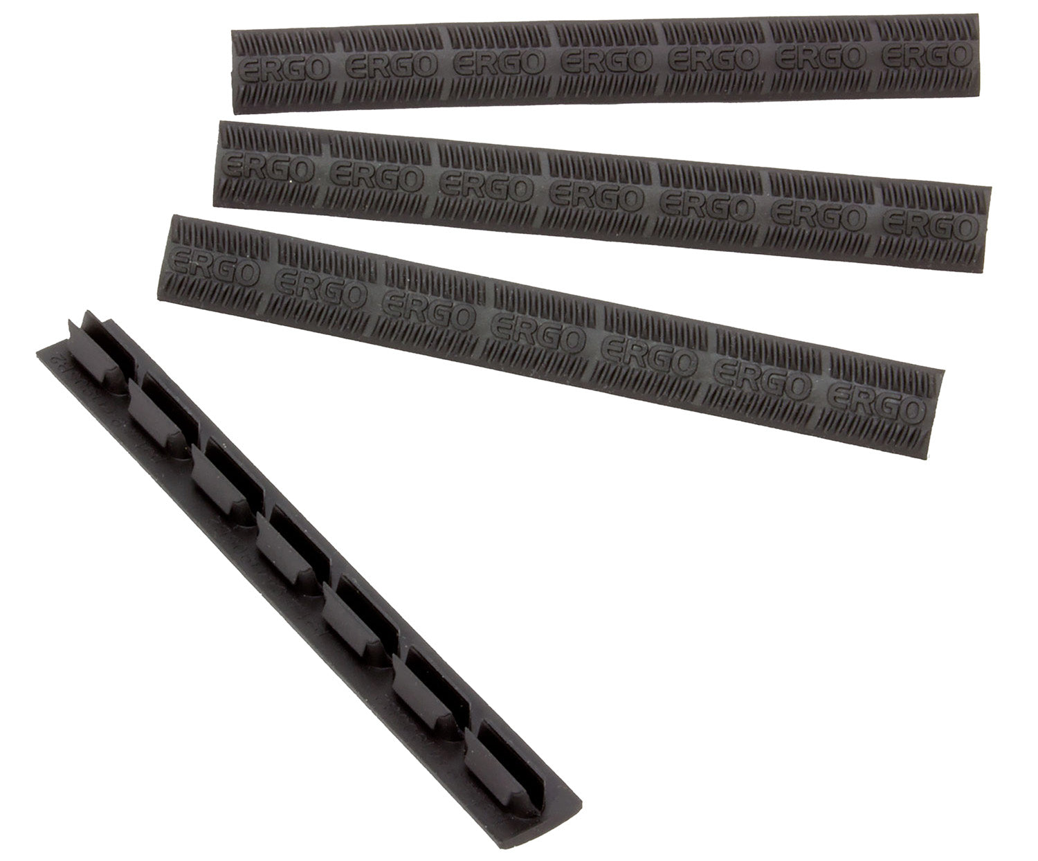 Ergo 4332BK WedgeLok Black Rubber M-LOK Slot Covers Low Profile Non-Slip 4 Per Pack
