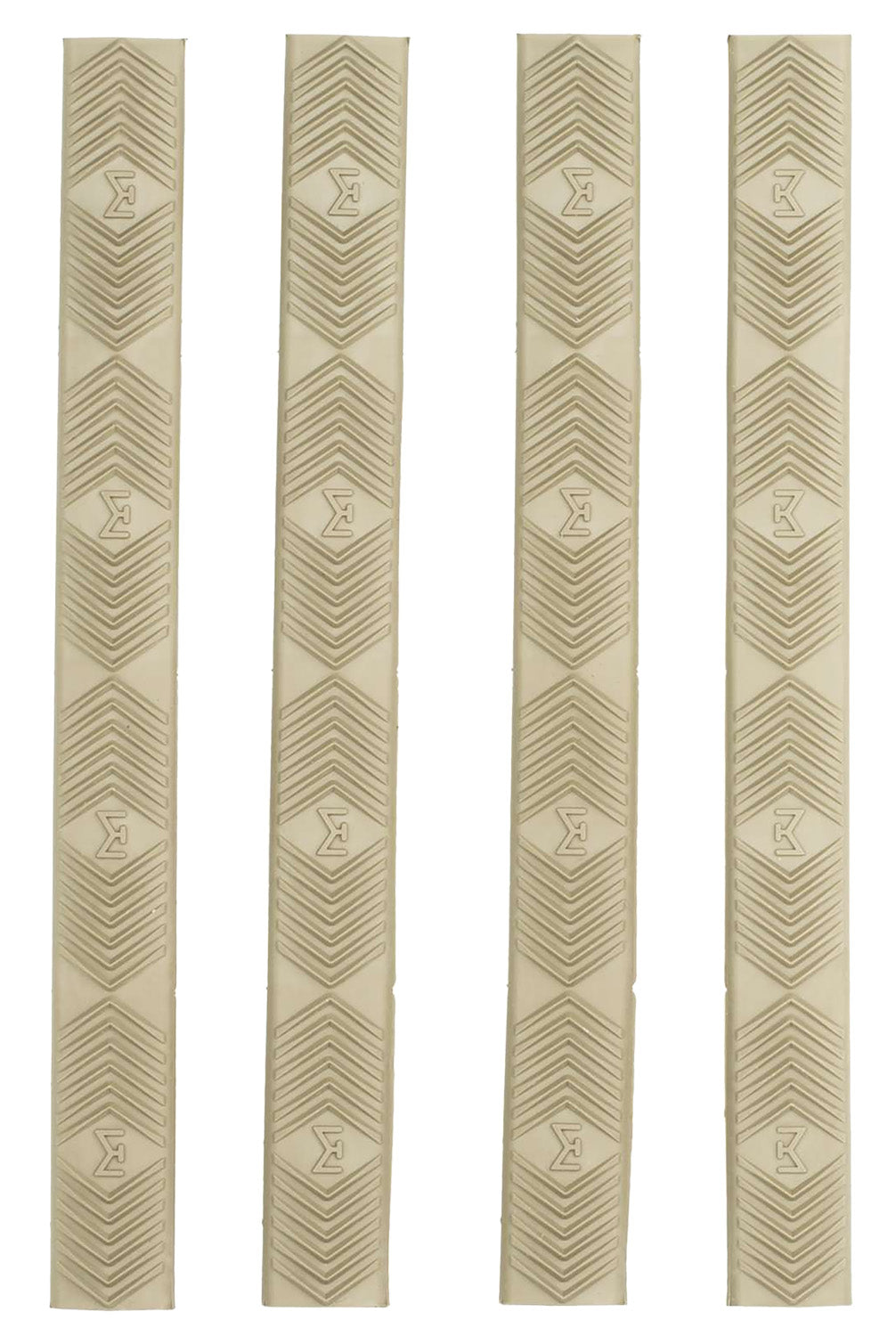 Ergo 4332DE WedgeLok Dark Earth Rubber M-LOK Slot Covers Low Profile Non-Slip 4 Per Pack