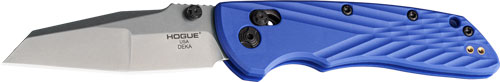 Hogue Deka Folding Knife 3.25" Mod Wharncliffe Blue Polymer Able Lock