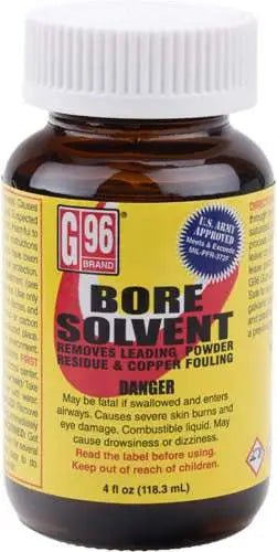 G-96 Military Grade Bore Cleaning Solvent 4 oz Jar (12/Case)