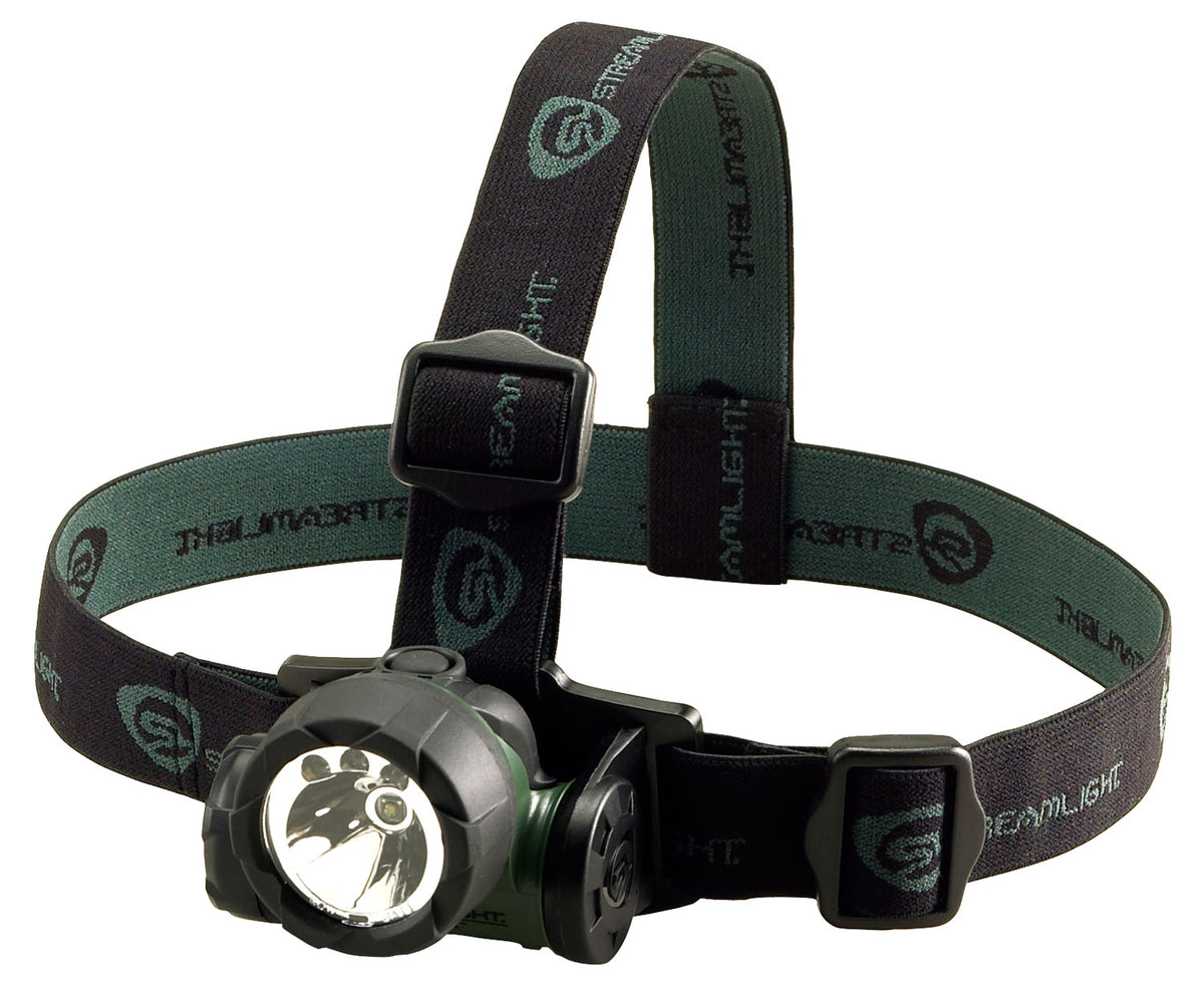 Streamlight 61051 Trident Tactical Headlamp Green 80 Lumens White/Green LED 126m Distance