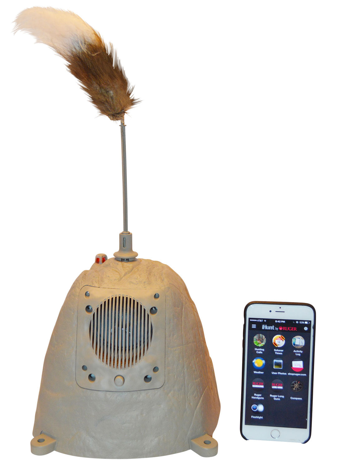 iHunt EDIHWAG Wireless Predator Decoy and Call System 110 dB Dual Blast Speaker Camo
