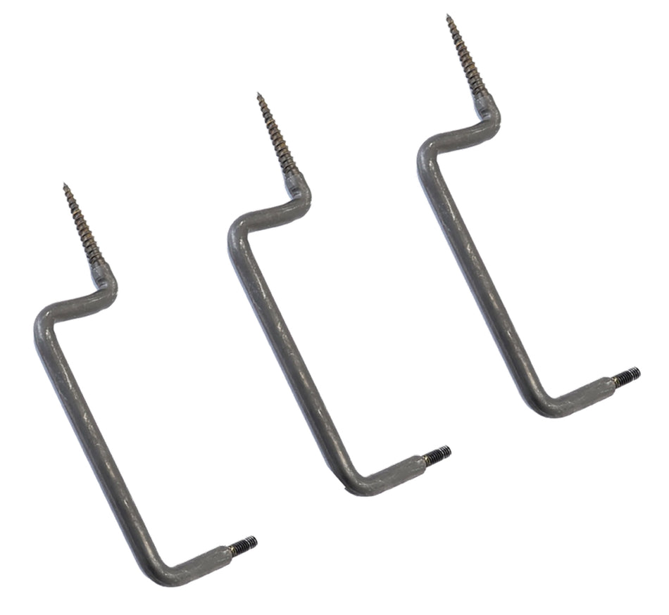Stealth Cam STCTS3PK 1/4"-20 Trail Camera Tree Screw Mounts Black 3-Pack