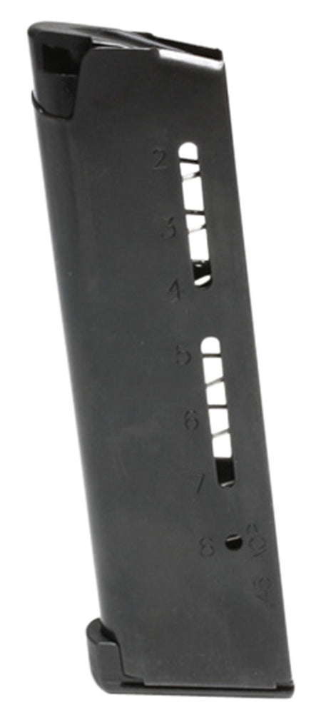 Wilson Combat 500BC .45 ACP 8rd ETM Wilson Combat 1911 Magazine with Steel Baseplate Blued
