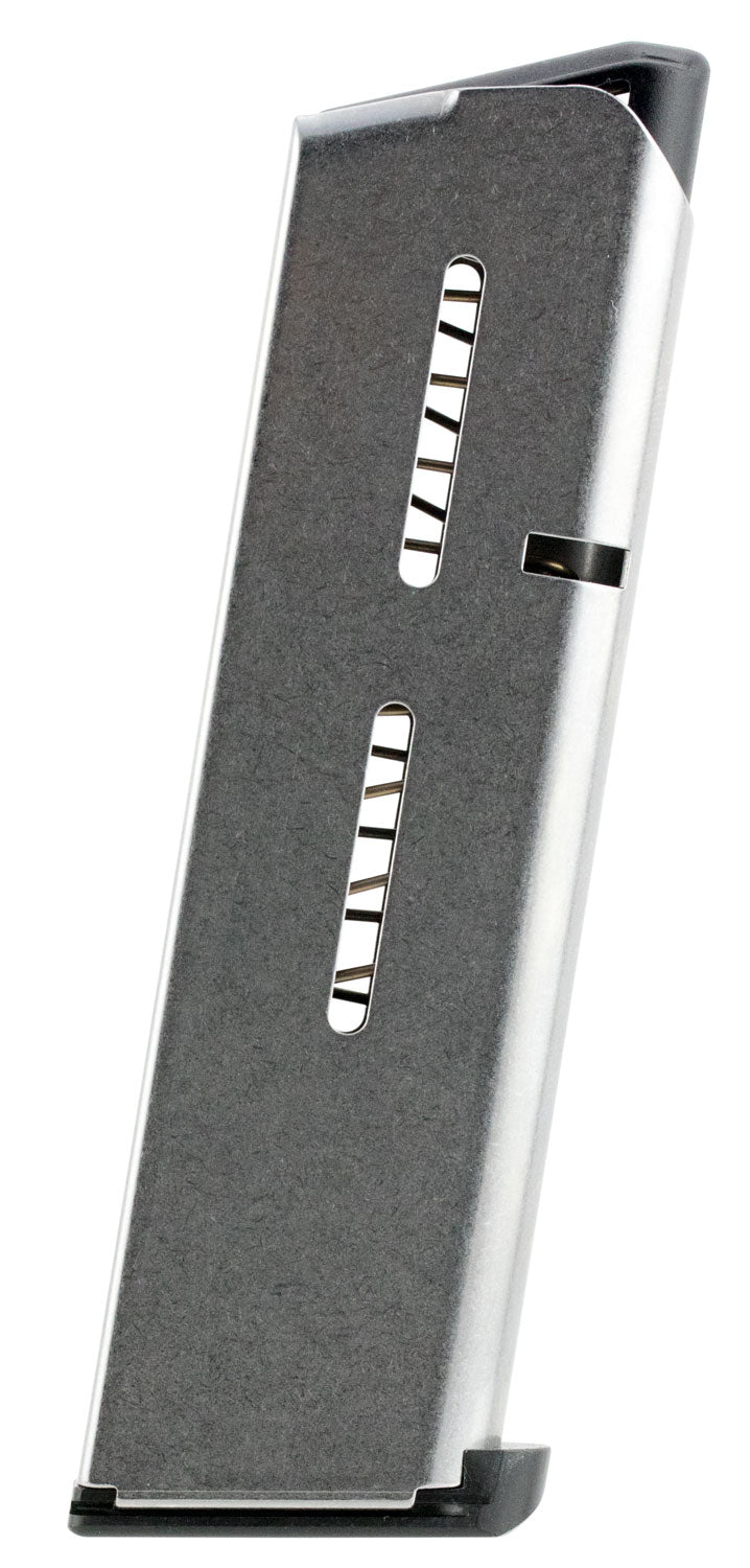 Wilson Combat 47CHV .45 ACP+P 7rd 1911 Stainless Magazine Lo-Profile Steel Baseplate