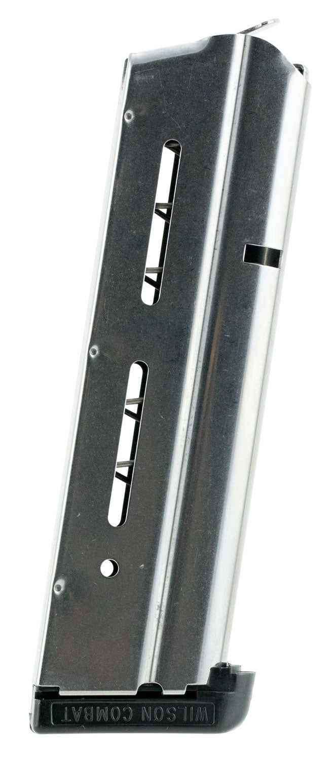 Wilson Combat 47FX .40 S&W 9rd 1911 Stainless Magazine with Standard Floor Plate