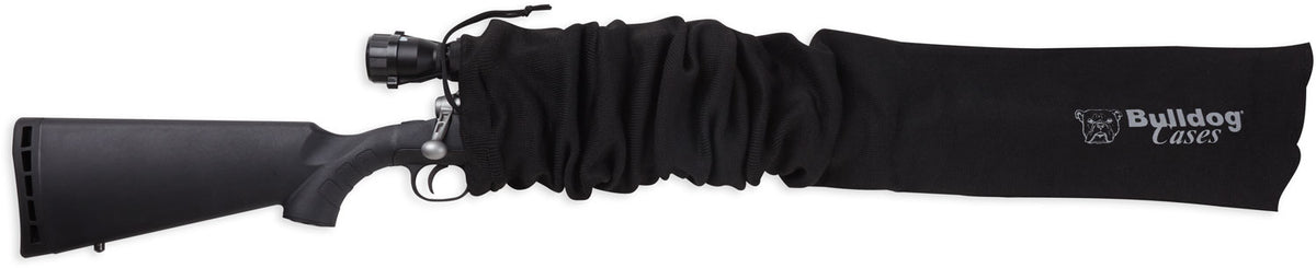 Bulldog BD152 52" Black Moisture-Resistant Oversized Scoped Rifle Storage Sock