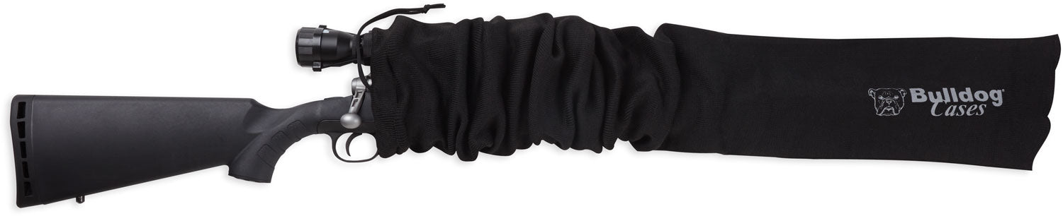 Bulldog BD152 52" Black Moisture-Resistant Oversized Scoped Rifle Storage Sock