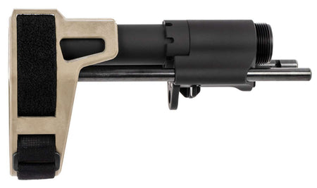 SB Tactical SB PDW FDE Pistol Stabilizing Brace, 3-Position, AR-15 Compatible, Black Tube