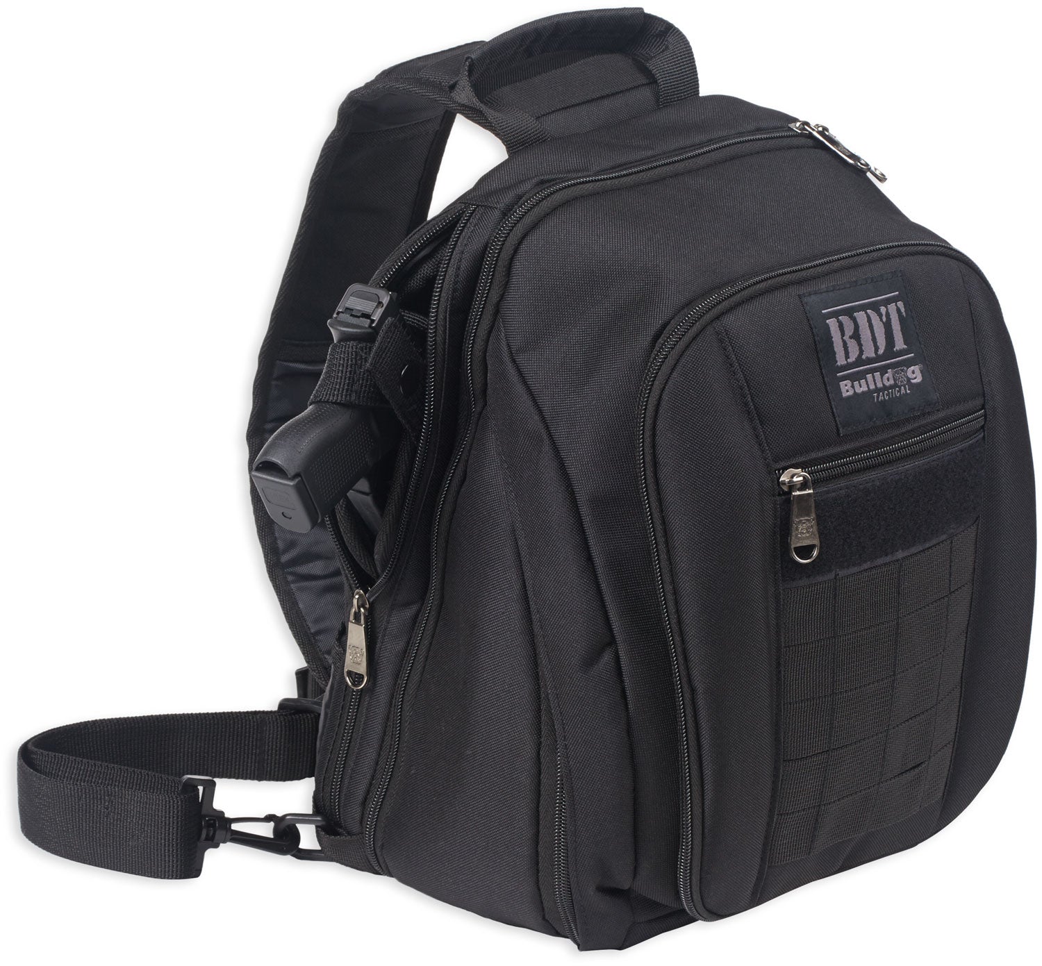 Bulldog BDT408B Small Sling Pack Padded Nylon Black Universal Holster