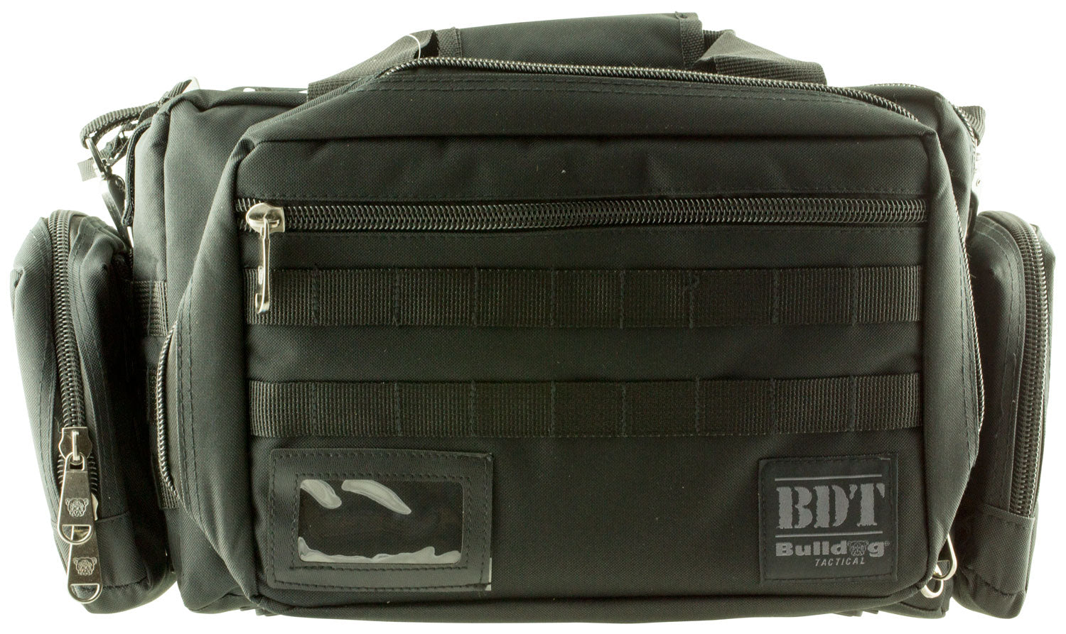 Bulldog BDT930B Tactical XL Black MOLLE Range Bag, Removable Storage Container and Exterior Pouches