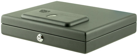 Bulldog BD4055B Magnum Biometric Top Load Vault Fingerprint ID Black Powder Coat Steel 1-Handgun 11.5" x 9.75" x 2.5"