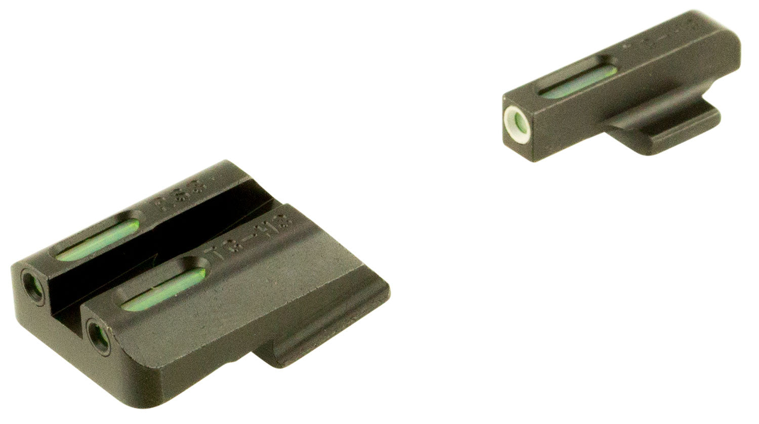 TruGlo TG13RS3A TFX White Outline Tritium & Fiber Optic Iron Sights Ruger American