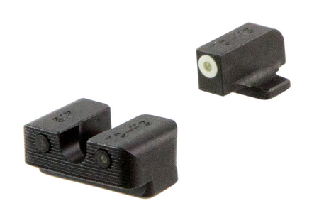 TruGlo TG231S2W Tritium Pro Day/Night White Outline Front/Green Tritium Rear Sights