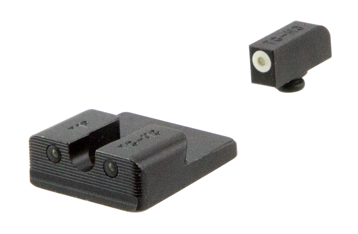 TruGlo TG231T2W Tritium Pro Day/Night Front White Outline & Green Tritium Rear Sights