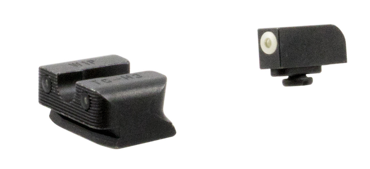TruGlo TG231W1W Tritium Pro Day/Night White Outline Front/Green Tritium Rear Sights