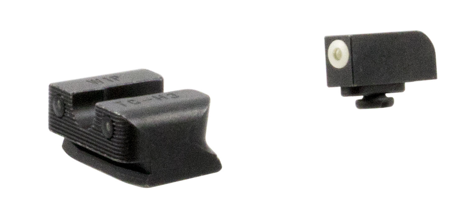 TruGlo TG231W1W Tritium Pro Day/Night White Outline Front/Green Tritium Rear Sights