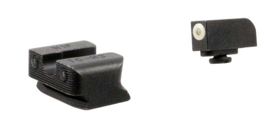 TruGlo TG231W1W Tritium Pro Day/Night White Outline Front/Green Tritium Rear Sights