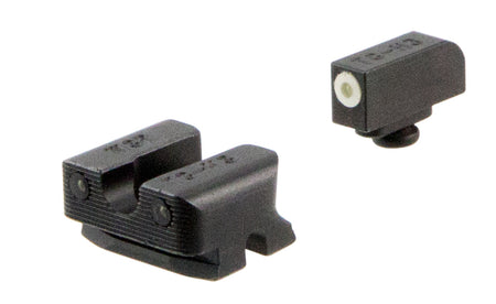 TruGlo TG231W3W Tritium Pro Day/Night White Outline Front/Green Tritium Rear Sights