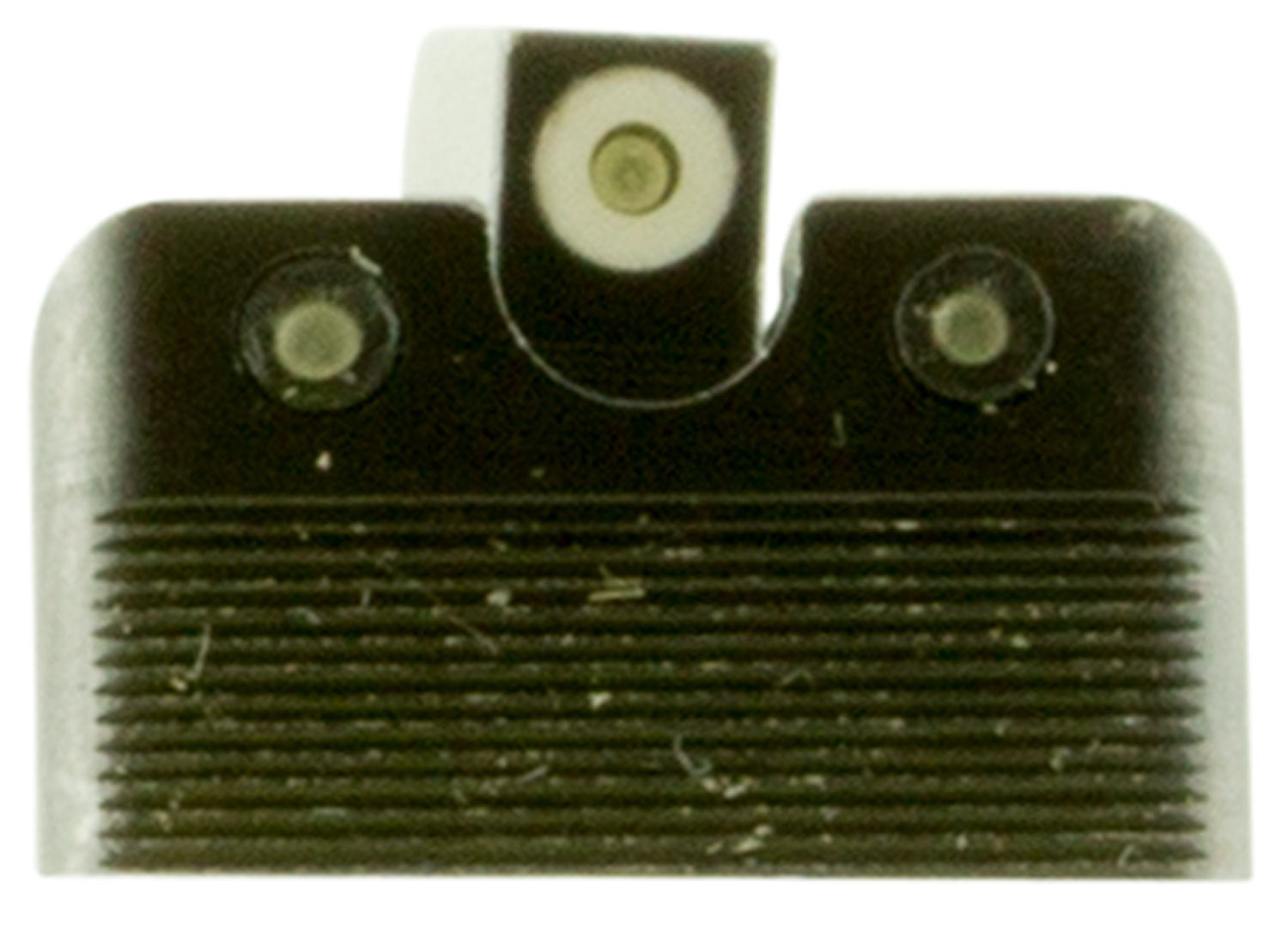 TruGlo TG231G1MW Tritium Pro Low Green Tritium White Outline Front/Rear Sights for Glock MOS