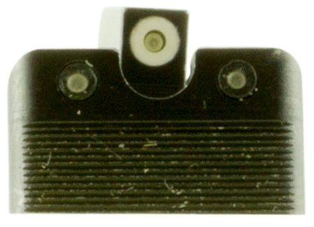 TruGlo TG231G1MW Tritium Pro Low Green Tritium White Outline Front/Rear Sights for Glock MOS