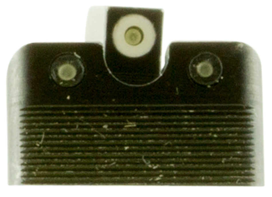 TruGlo TG231G1MW Tritium Pro Low Green Tritium White Outline Front/Rear Sights for Glock MOS
