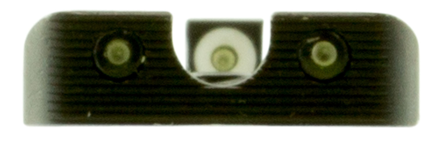 TruGlo TG231MP1W Tritium Pro Green Tritium White Outline Front and Green Rear Night Sight Set
