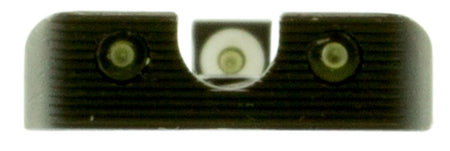 TruGlo TG231MP1W Tritium Pro Green Tritium White Outline Front and Green Rear Night Sight Set