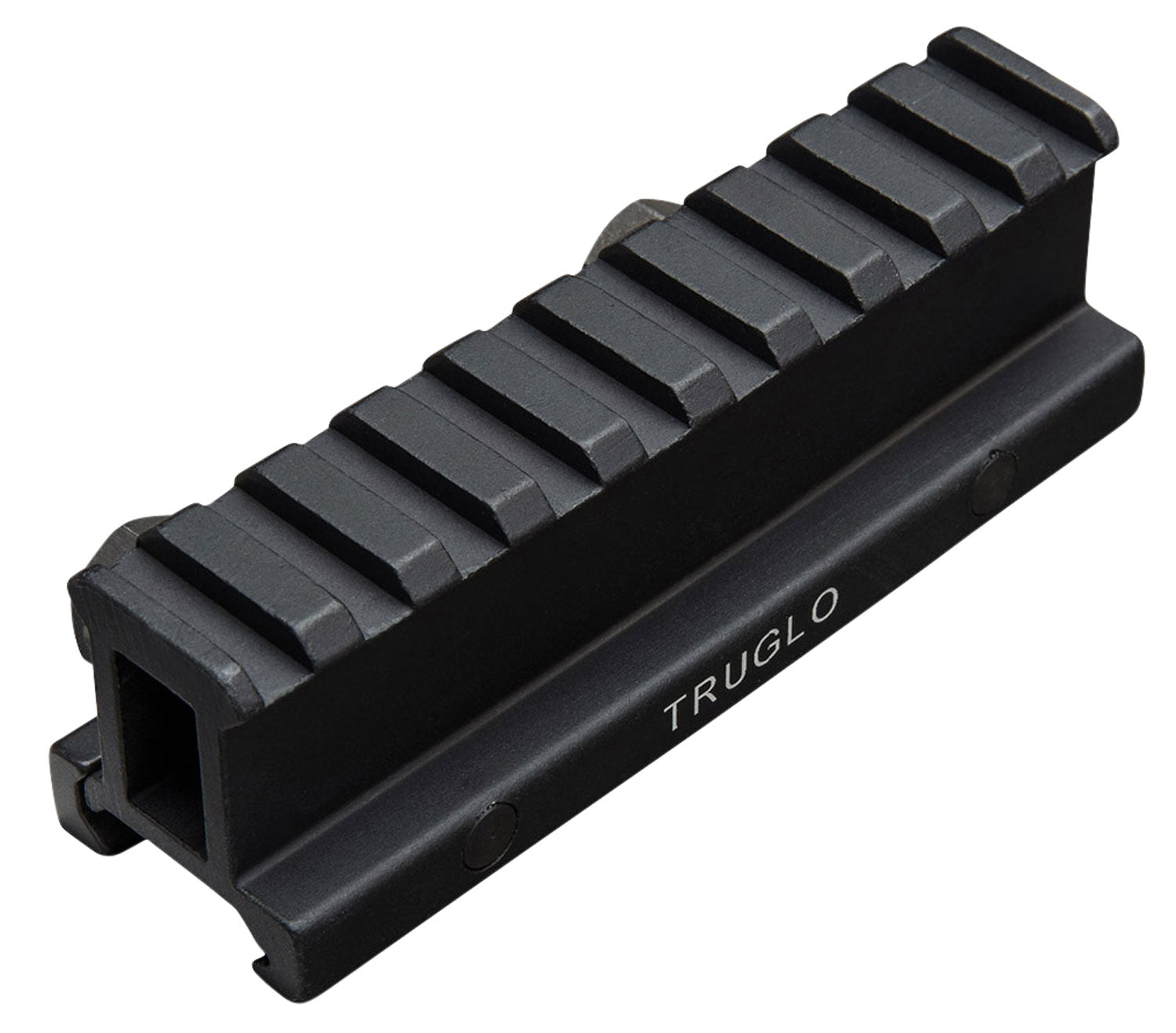 TruGlo TG8990B Anodized Black Riser Mount for Picatinny Rails Scope and Dot Optics