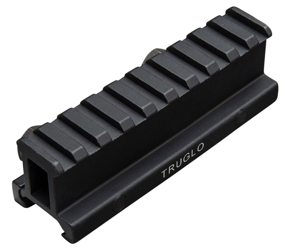 TruGlo TG8990B Anodized Black Riser Mount for Picatinny Rails Scope and Dot Optics