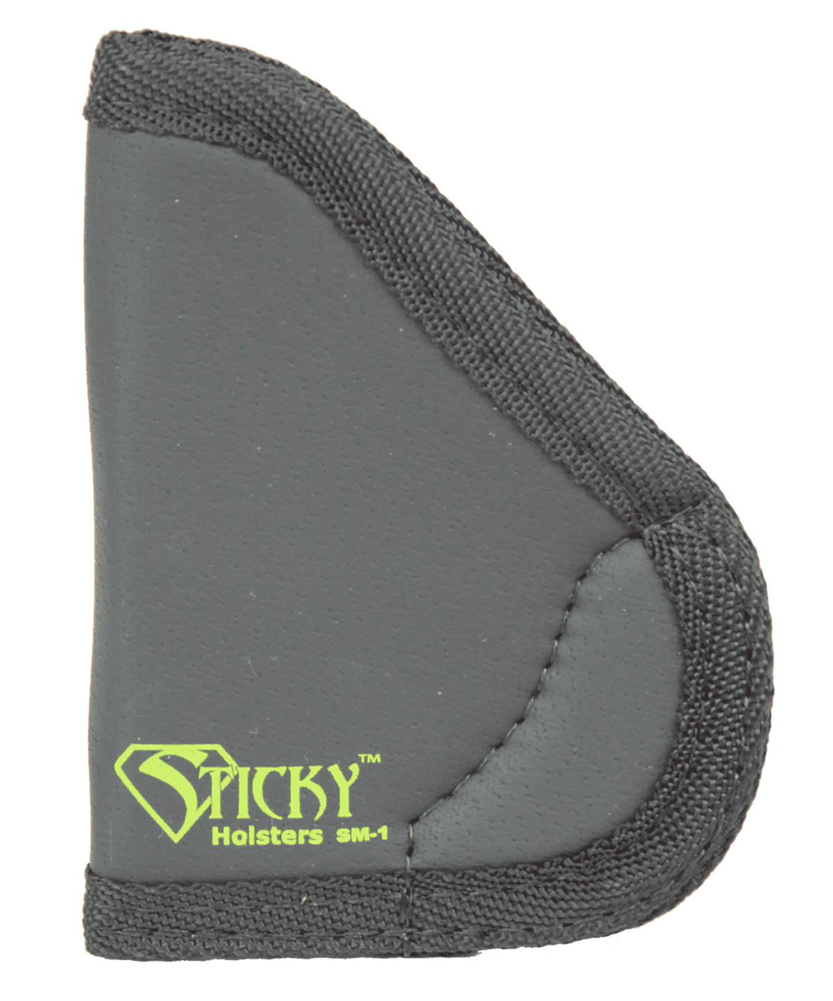 Sticky Holsters SM-1 Size 1 IWB Pocket Holster Black/Green Latex Free Rubber Fits Beretta Tomcat/Bobcat Ambidextrous