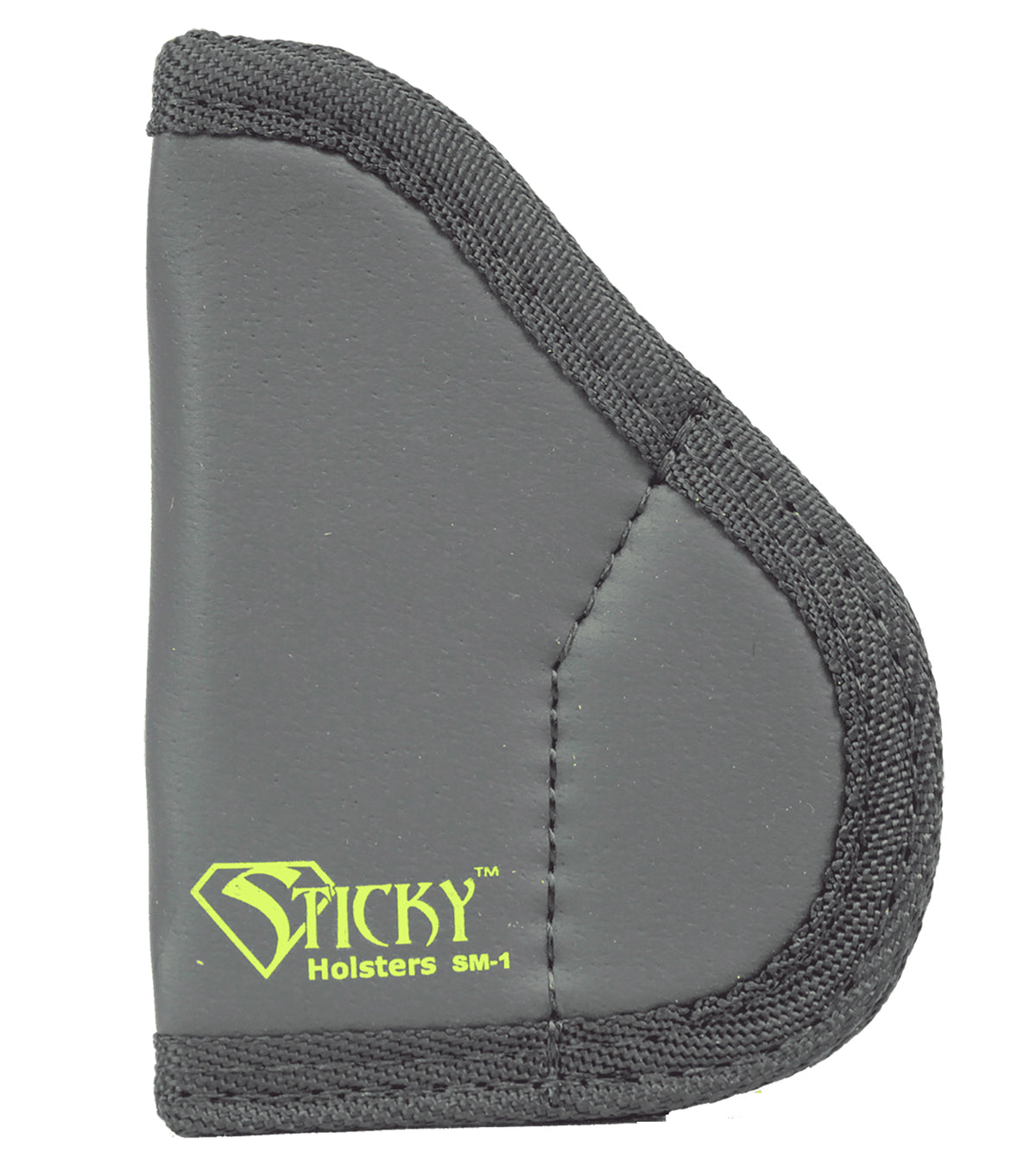Sticky Holsters SM1NAA Size 1 IWB Pocket Holster Black/Green Latex Free Rubber Fits NAA Black Widow 1.25-2.75" Ambidextrous