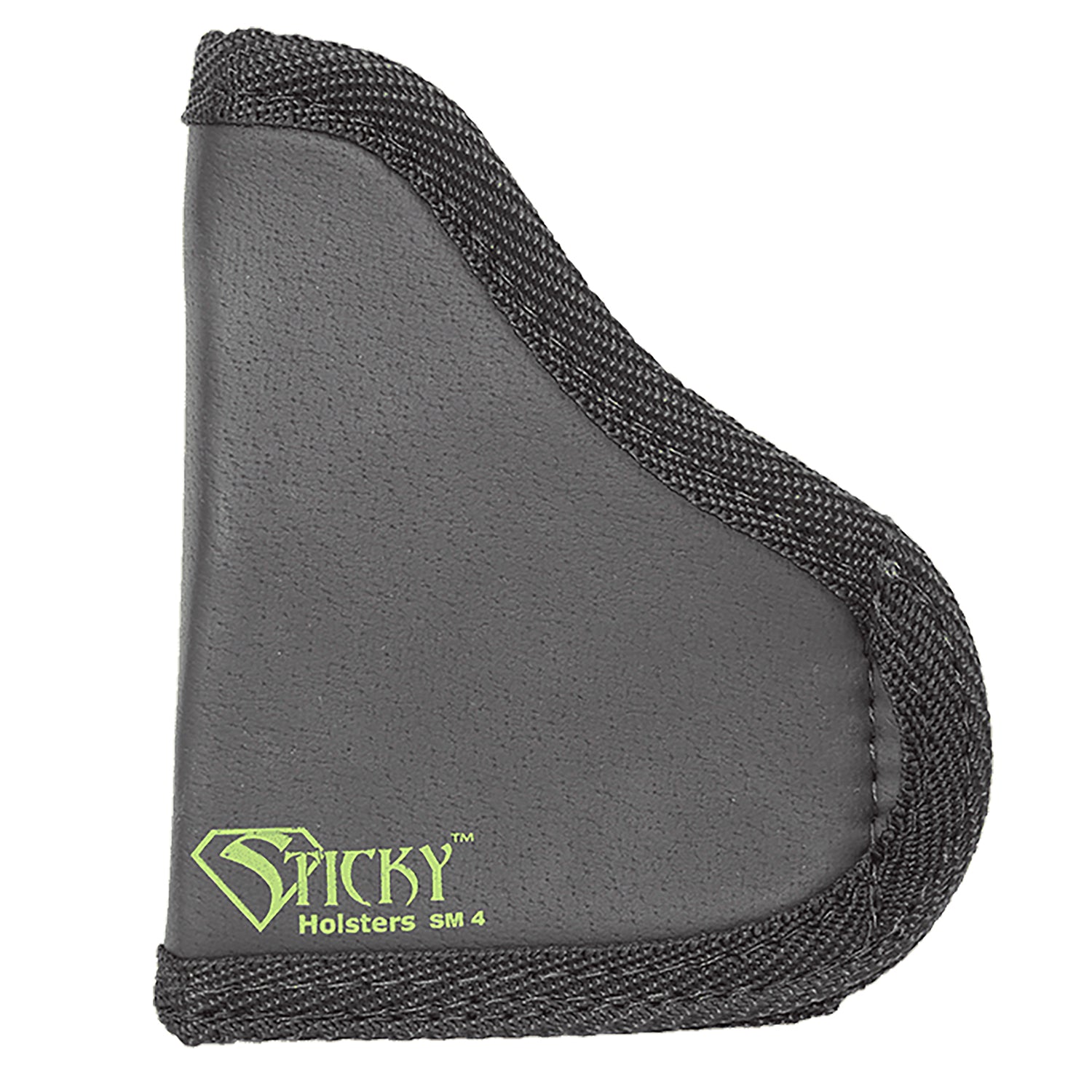 Sticky Holsters SM-4 Size 4 IWB Pocket Holster Black/Green Latex Free Rubber Designed for Taurus Curve Ambidextrous