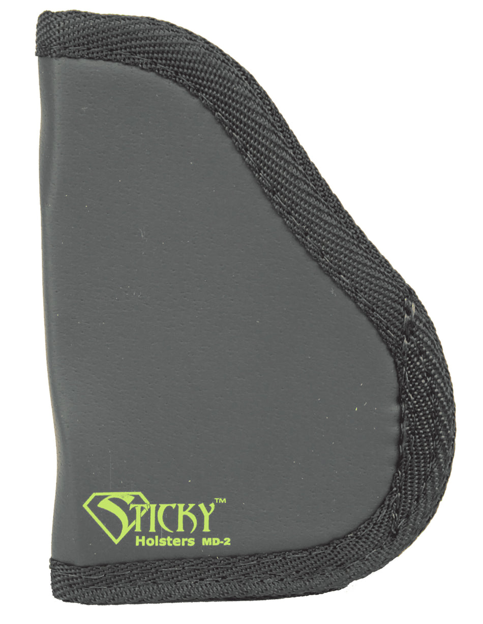 Sticky Holsters MD-2 IWB Pocket Holster Black/Green Latex Free Rubber Fits S&W M&P Shield/Springfield XD-S Ambidextrous