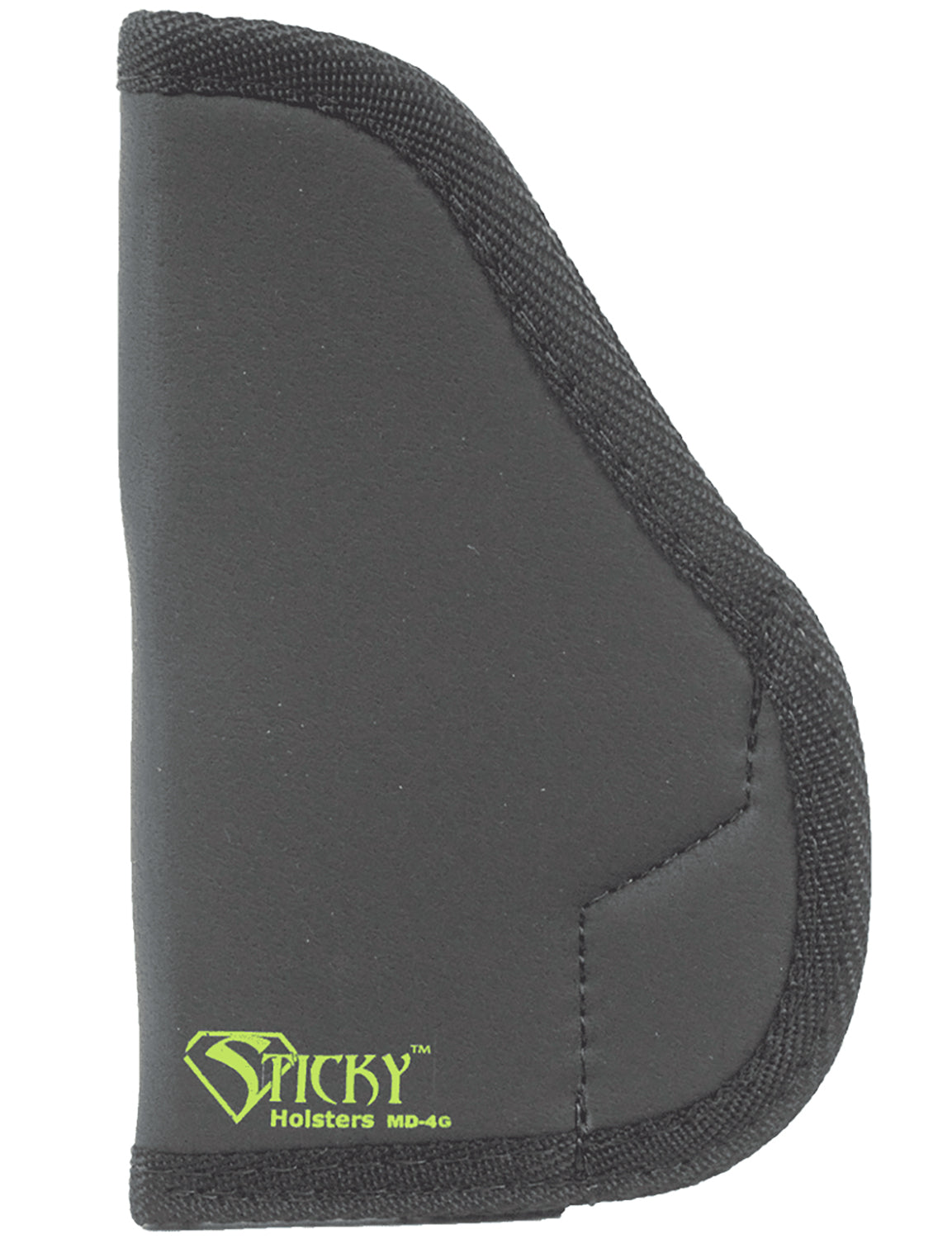 Sticky Holsters MD-4 Gen 1 IWB Pocket Holster Black/Green Latex Free Rubber Designed for Glock 26/27 Ambidextrous