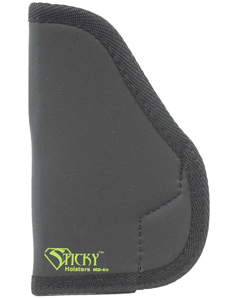 Sticky Holsters MD-4 Gen 1 IWB Pocket Holster Black/Green Latex Free Rubber Designed for Glock 26/27 Ambidextrous