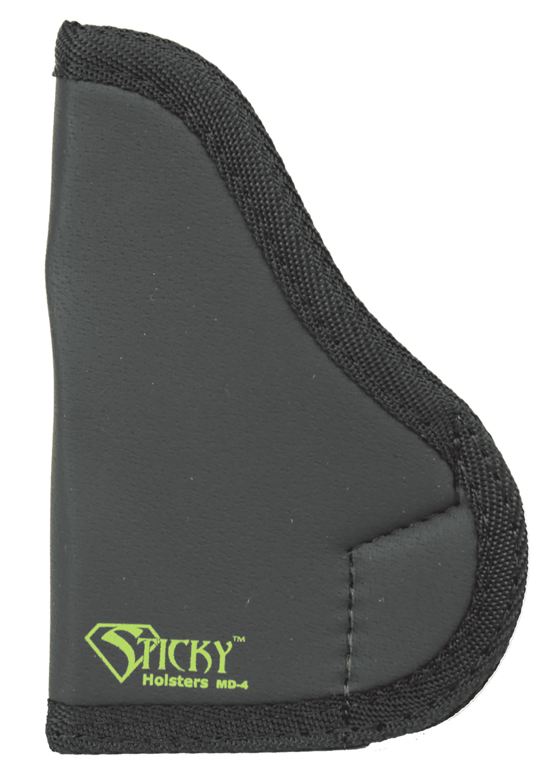 Sticky Holsters MD-4 IWB Pocket Holster Black/Green Latex Free Rubber Designed for Medium Semi-Auto Ambidextrous