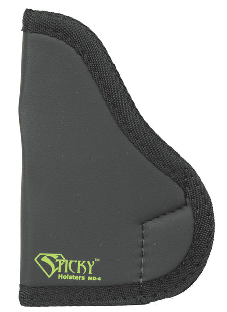 Sticky Holsters MD-4 IWB Pocket Holster Black/Green Latex Free Rubber Designed for Medium Semi-Auto Ambidextrous