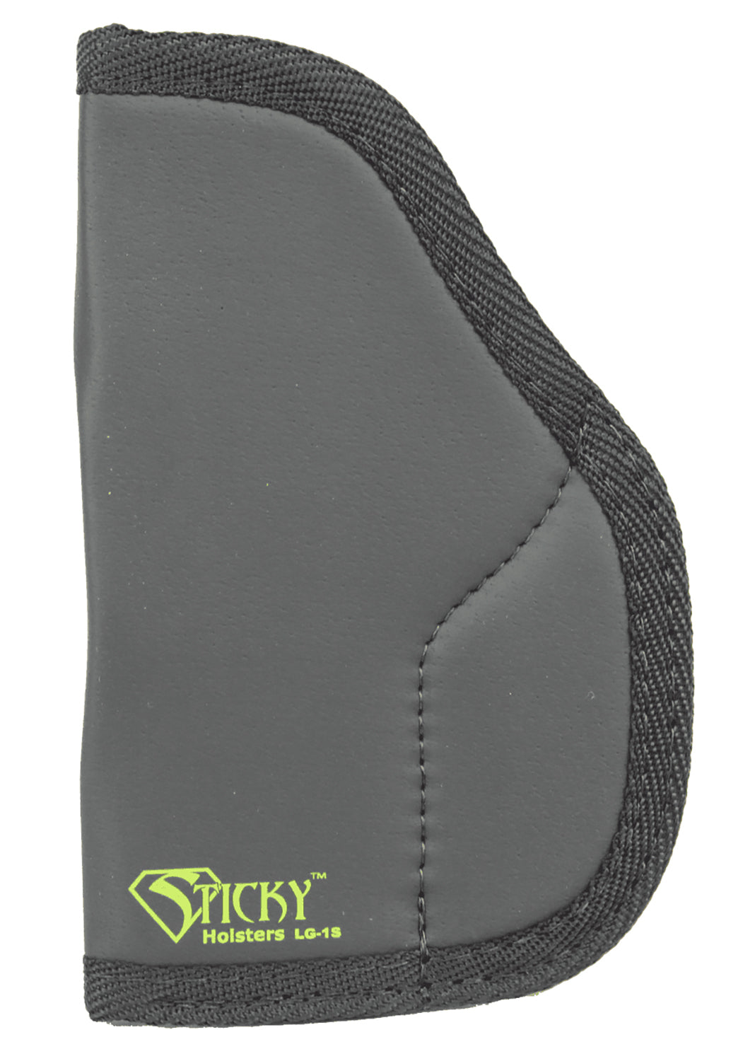 Sticky Holsters LG-1S IWB Pocket Holster Black/Green Latex Free Rubber Designed for 1911 3-4" Pistol Ambidextrous