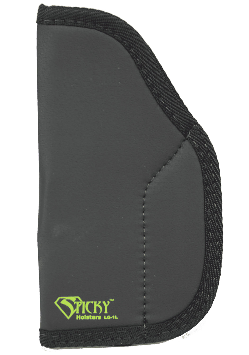 Sticky Holsters LG-1L IWB Pocket Holster Black/Green Latex Free Rubber Designed for Full-Size 1911 Ambidextrous