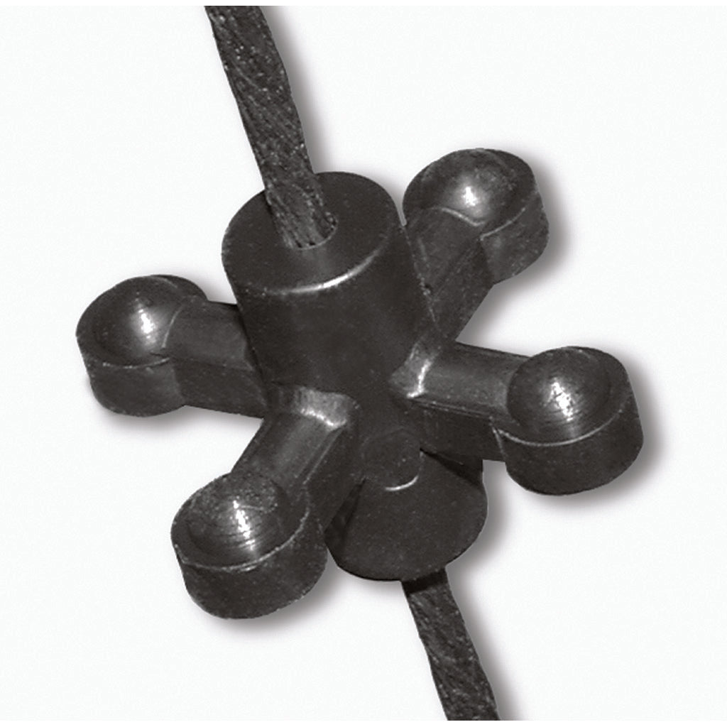 BowJax UltraJax II Noise-Reducing String Silencers 4 pk. Black