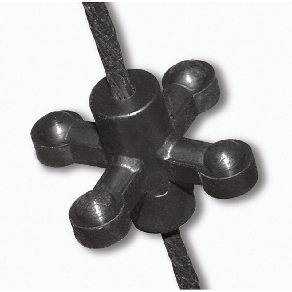 BowJax UltraJax II Noise-Reducing String Silencers 4 pk. Black