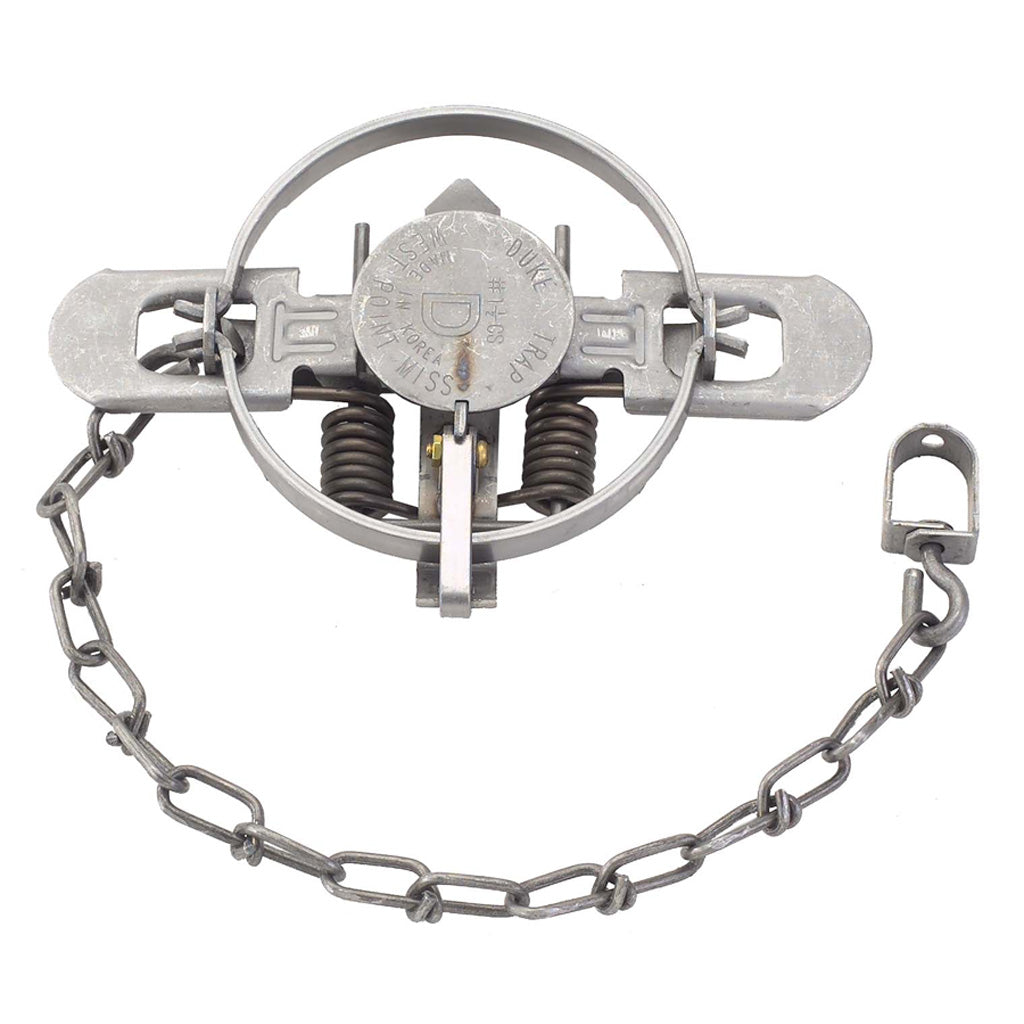 Duke Coil Spring Trap #1.5 Mink Fox Nutria Raccoon