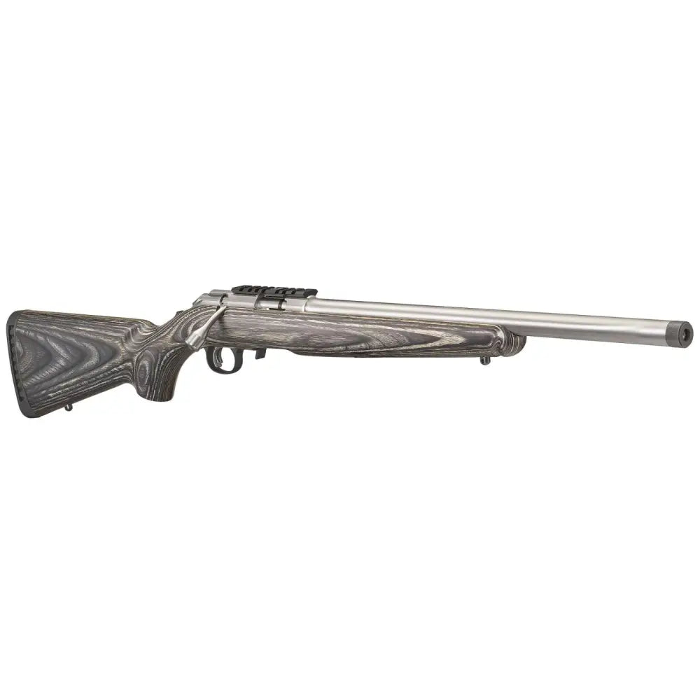 RUGER AMER RIMFIRE TRGT 22WMR RFL STS BLK LAM STK 18"
