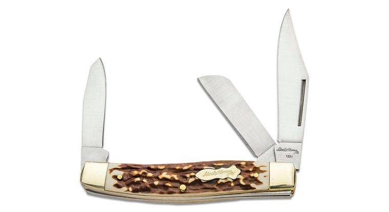 Uncle Henry SR Rancher Next Gen 3-Blade Staglon Folder Knife
