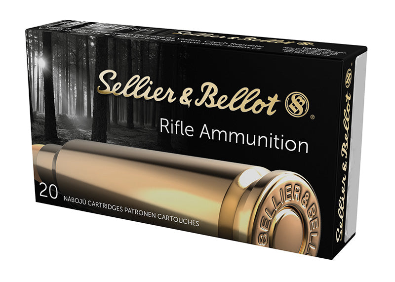 Sellier and Bellot .30-06 Springfield Match 168 grain Hollow Point Boat Tail ammunition