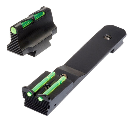 HiViz HHVS450 Henry Rifle LiteWave Adjustable Sight Set Black Interchangeable Green Red White for H004 Series