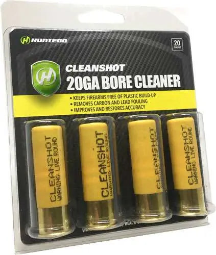 Huntego CleanShot AMO 20 Gauge Bore Cleaning Rounds 4rd 24pk Case