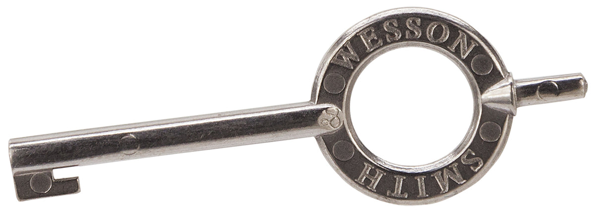 Smith & Wesson Handcuff Key for Double Lock Cuffs, Leg Irons & Thumbcuffs – Stainless Steel